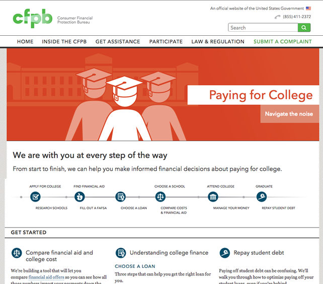 Paying for College home